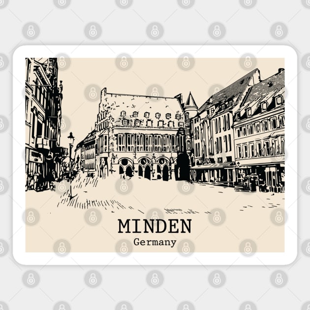 Minden - Germany Magnet by Lakeric